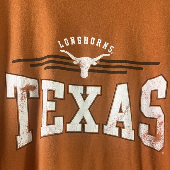 Pre owned Soffe Texas Longhorns NCAA Short Sleeve Tee Shirt Men's sz 2XL - Picture 2 of 9